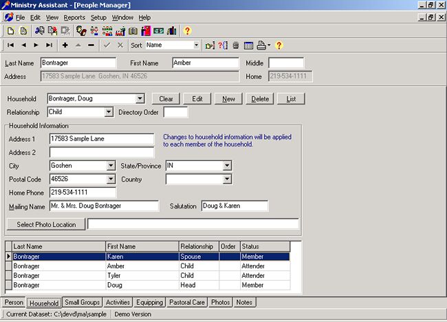 Ministry Assistant Screen Shot